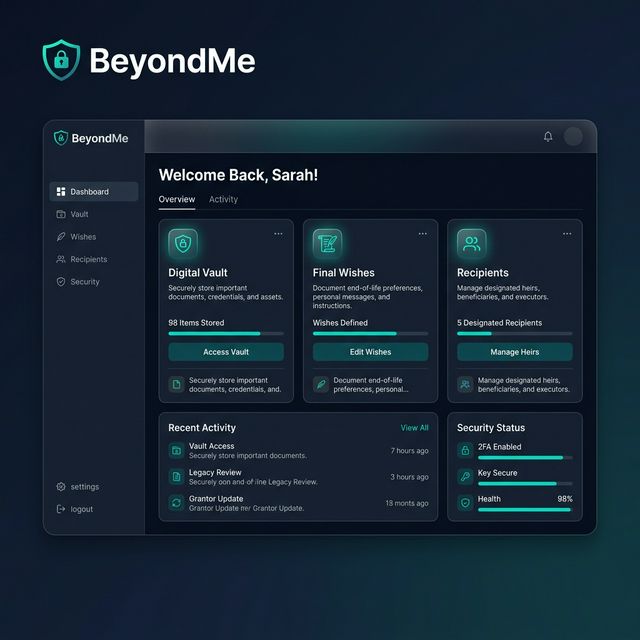 BeyondMe - Secure Digital Legacy Management