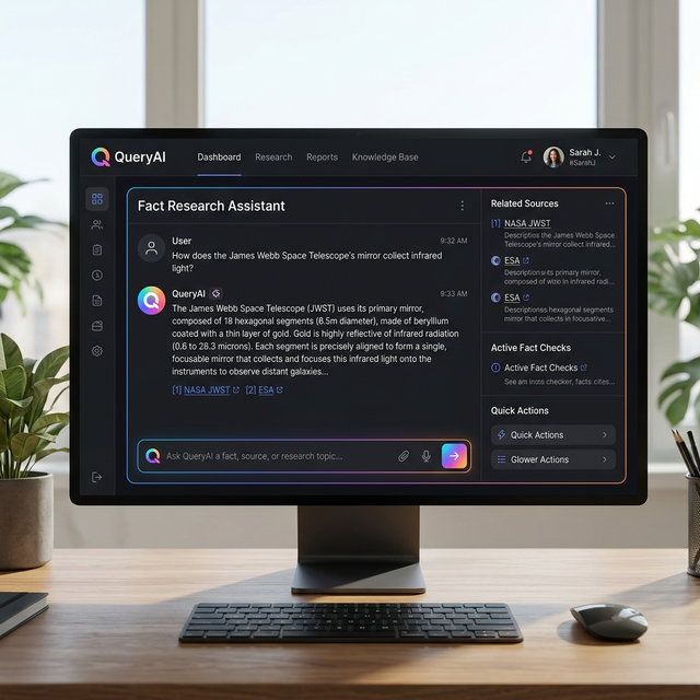 QueryAI - Fact Research Assistant